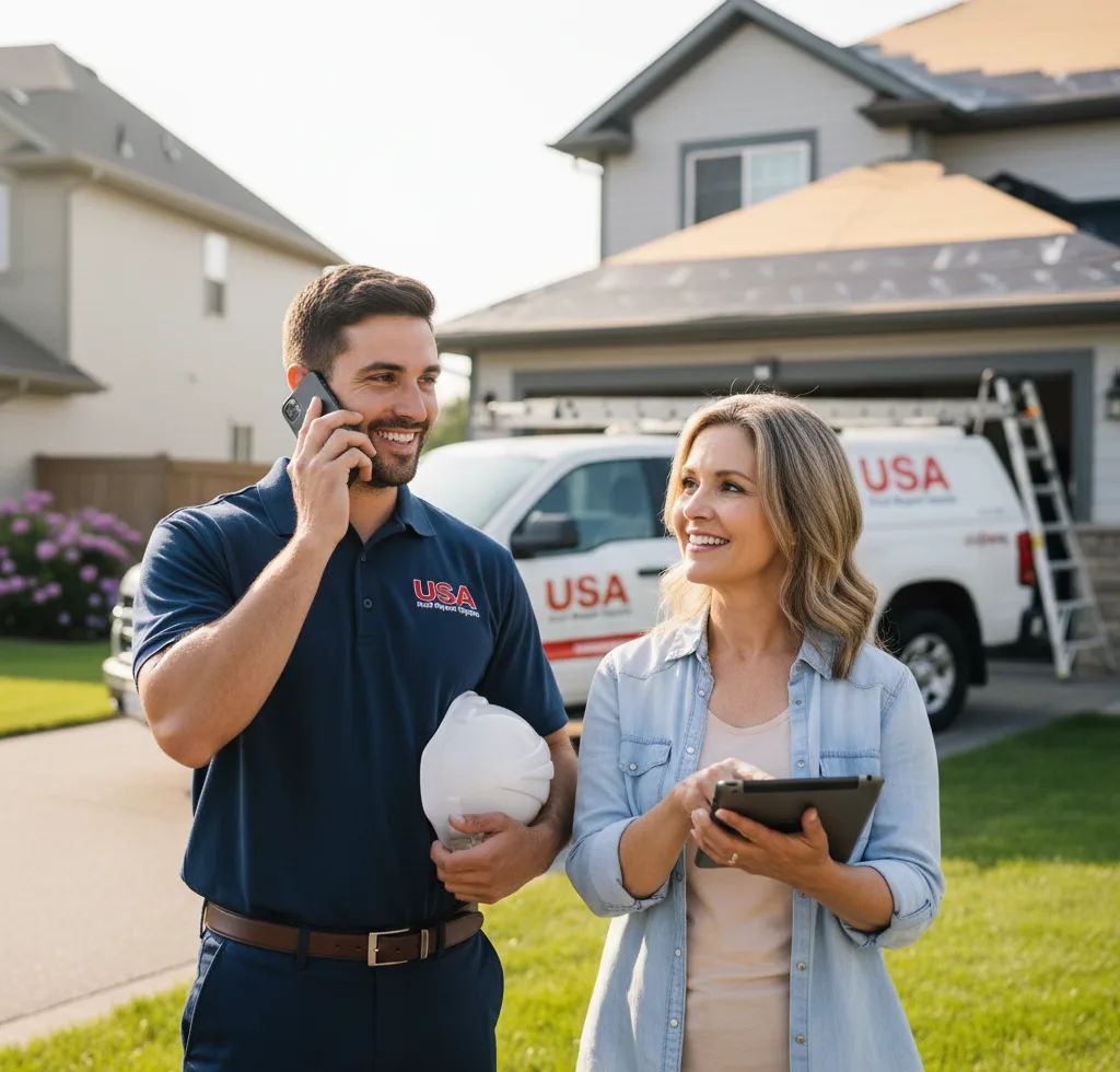 USA Roof Repair Experts customer support in East Bernstadt
